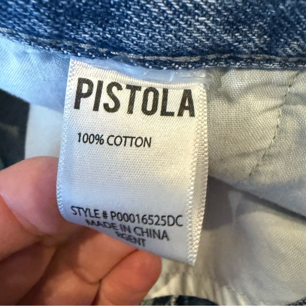 Pistola Bobbie Cargo Regent Wide Leg Trouser Jean Size 24 High Rise Utility - Picture 13 of 16